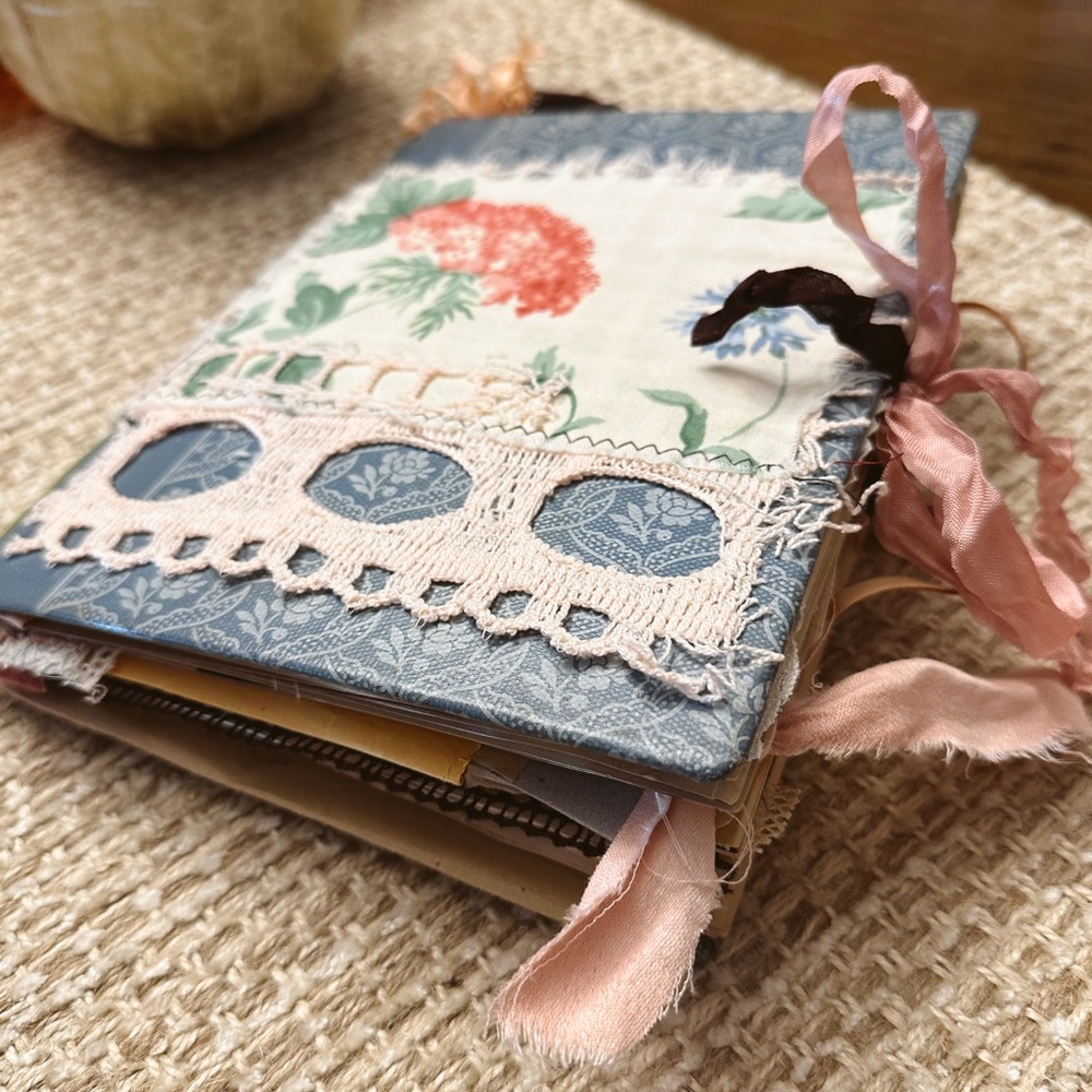 Handcrafted Floral Junk Journal
